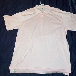 Pink Peter Millar polo size L